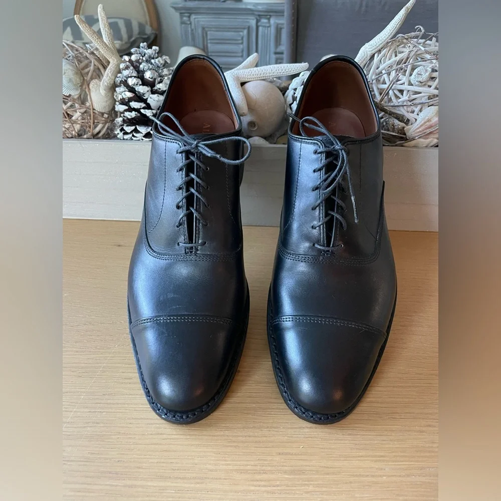 ALLEN EDMONDS Park Avenue Cap-toe Oxford Dress Shoe Size 10D